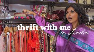 I spent 6 hours thrifting in LONDON ♡ + tryon haul