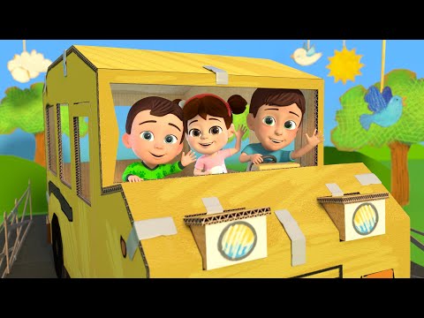 Wheels on The Bus | Dance and Have Fun!🕺 | Newborn Nursery Rhymes & Kids Songs