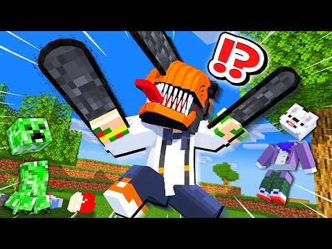 【アニメ】『チェンソーマン』になってマイクラの悪魔を倒しまくれ！全ての悪魔を狩るマインクラフト🩸🔪【まいくら・Minecraft】よろずや🍭
