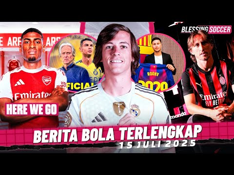 RESMI! Carreras GABUNG Real Madrid ✍️ HERE WE GO! Mosquera ke Arsenal 🤝 Milan PERKENALKAN Modric