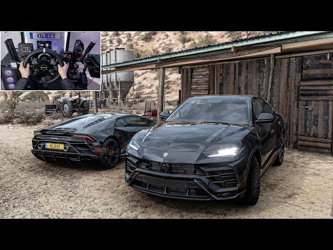 Lamborghini huracan & Urus - Forza Horizon 5 | Steering Wheel Gameplay