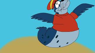 Anchor Doing His Leopard Seal Launchback (Animation)