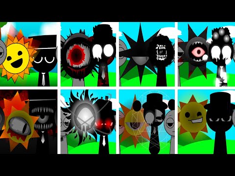 Incredibox - Sprunki but ONLY Mr. Black and Mr. Sun Everyone in one