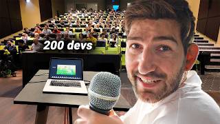 On m'a invité pour ma première conférence devant 200 devs (vlog)