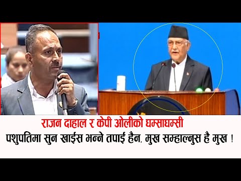 राजन दाहाल र केपी ओलीको घम्साघम्सी:सुन खायो भन्नि तपाई नै हैन,मुख सम्हाल्नुस है मान्य जी #rajandahal