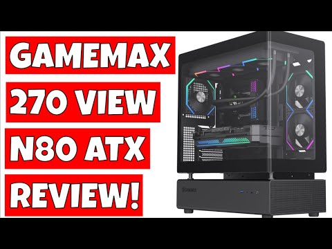 BEST Dual Chamber Fish Tank Style ATX Gaming Case Gamemax N80