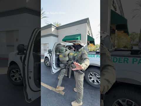 U.S. citizen confronting agents during a sweep is arrested