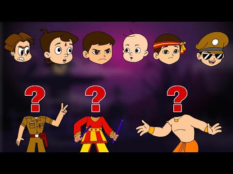 Wrong Head Puzzle Little Singham, Little Singham and Chhota Bheem