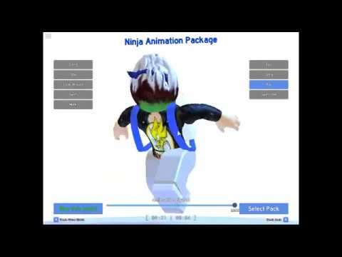 Roblox Ninja Animation Pack Code 07 2021 - roblox animation packs review