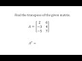 Matrix Transposition Techniques