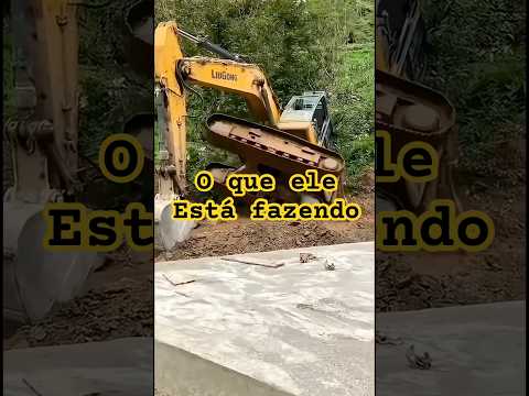 Aquela pessoa que gosta de entrar os companheiros no trabalho #escavadeira #Maquinas #operador