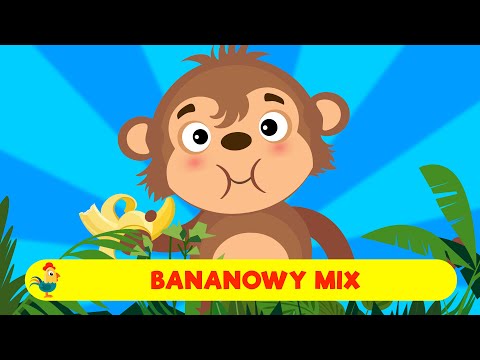 BANANOWY MIX - 60 MINUT - ŚPIEWAJĄCE BRZDĄCE PIOSENKI DLA DZIECI