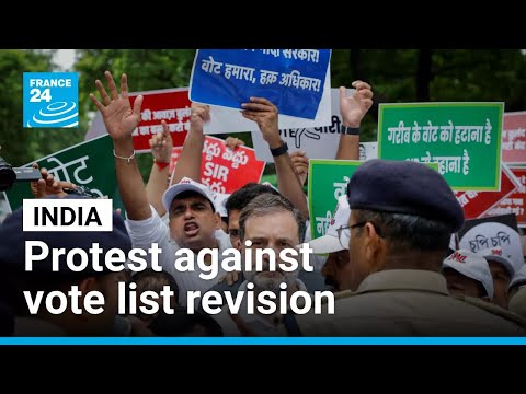YouTube video thumbnail:  India: Opposition Parties Protest Controversial Electoral Roll