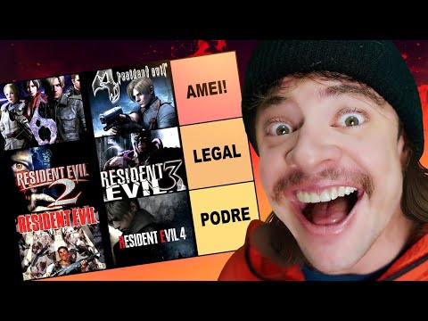 TIERLIST MEUS RESIDENT EVILS FAVORITOS
