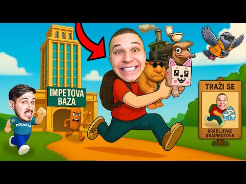 OVO JE NAJVEĆA KRAĐA BRAINROTOVA IKADA! 🧠🏃‍♂️💨| Roblox avantura *JAKO OPASNO*
