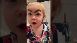 😂😂😂baby eyebrows … gets me everytime