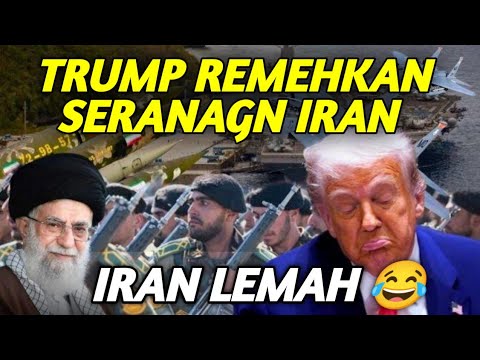 😂TRUMP remehkan Serangan balasan IRAN ke Pangkalan Militer AMERIKA DI Qatar. IRAN SERANG AMERIKA