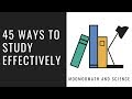 Effective Study Strategies and Techniques