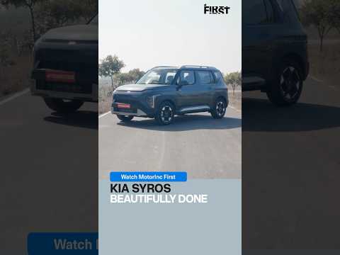 On the MotorInc app: Kia Syros 2024 | #MotorIncFirst S03E08