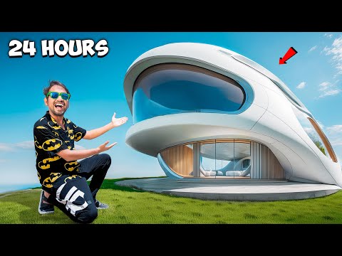 Living 24 Hours In Space Capsule : Challenge 🤯