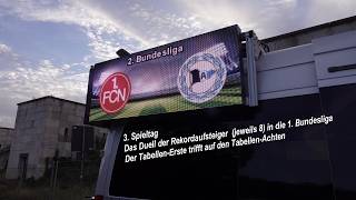 Besuch im Max-Morlock Stadion bei 1. FC Nürnberg gegen Arminia Bielefeld am 29.8.2026