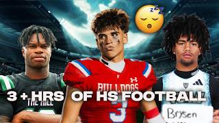3 hours of the BEST hs football highlights to fall asleep to