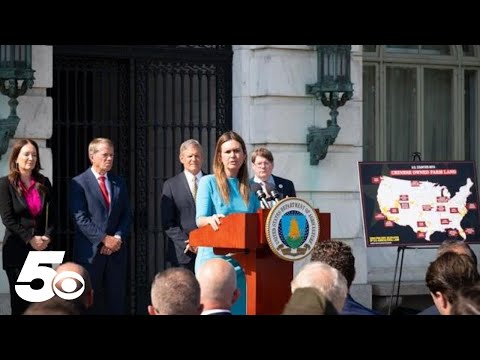 YouTube video thumbnail: Arkansas Governor Joins Trump Administration's Unveiling of USDA Farm Security Action Plan