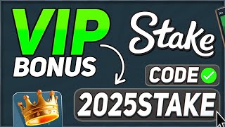 Stake Promo Code - "2025STAKE" Get A FREE VIP Bonus 2025 on Stake