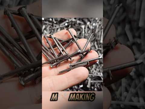 Million Tons Iron Nails Manufacturing from Ship Plates #ytshorts