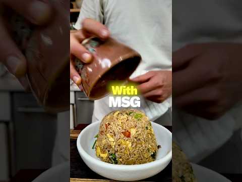 MSG vs. No MSG Fried Rice ​⁠@mrnigelng