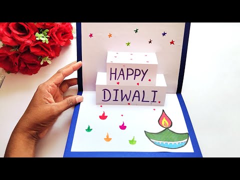 Diwali Special Greeting Card/ DIY Deepavali Card/ Greeting Card Idea/ DIY Festival Card Making Ideas