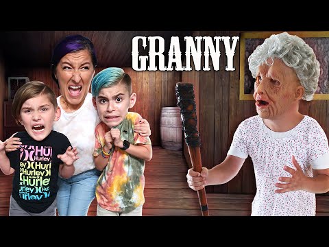 ESCAPE GRANNY'S NEW HOUSE! Granny Horror Game In Real Life (FUNhouse Family)