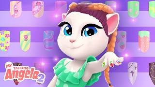Which Nail Style Wins? 💖💅 My Talking Angela 2 Livestream
