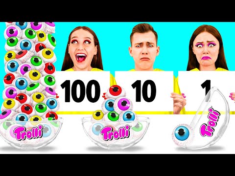 تحدي 100 طبقة من الطعام | حيل وحيل المطبخ PaRaRa Challenge