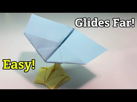 How to Make a Glider Paper Airplane that Flies SUPER Far. Ringmaster