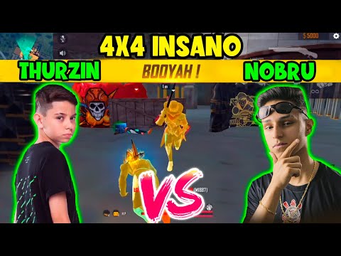 LOUD THURZIN X NOBRU - WILL X SHARIIN - 4X4 - CONTRA SQUAD FREE FIRE - MELHORES CLIPES - CLIPS FF