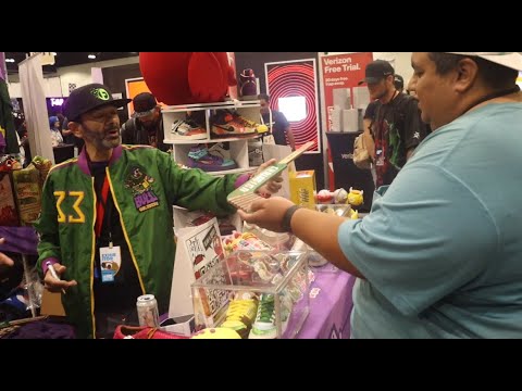 Sneaking Into L.A Comic Con 2024 With Greg Goldberg Mighty Ducks , Shikamaru Nara Naruto