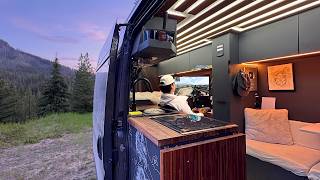 Video Games, Pasta & Camping on a Mountain