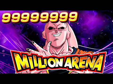 90 MILLION DAMAGE! SUPER EZA INT BUUHAN VS MILLION ARENA! Dragon Ball Z Dokkan Battle