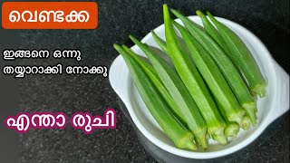 വെണ്ടക്ക കൊണ്ട് ഒരു മാന്ത്രികരുചിക്കൂട്ട്//എത്ര കഴിച്ചാലും മതിയാവില്ല//Vendakka Recipe//Easy Recipe