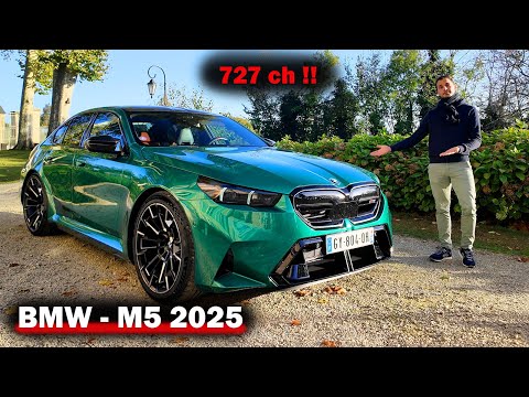 Nouvelle BMW M5 727ch - Luxe & Sport ? C'est Lourd ou pas ? Je la Pousse A FOND ! 0€ de malus =)