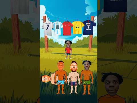 Whose Shirts Are These? Ronaldo vs Messi vs Mbappé vs Speed