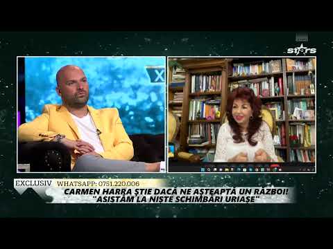 Carmen Harra știe dacă ne așteaptă un război: Asistăn la niște schimbări uriașe!