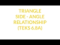 Triangle Side-Angle Relationships