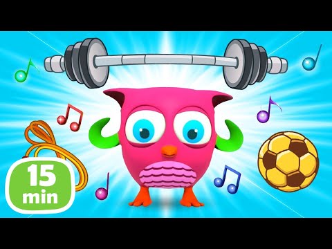 Vamos aprender as partes do corpo com o HopHop! Desenho animado com música infantil