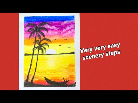 How to draw simple and very easy drawing | step by step easy for beginners ✨🌈💥🔥