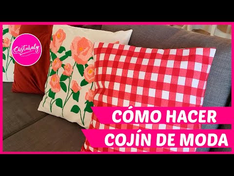 Gana dinero haciendo cojines de moda con este truco | COSTURALY