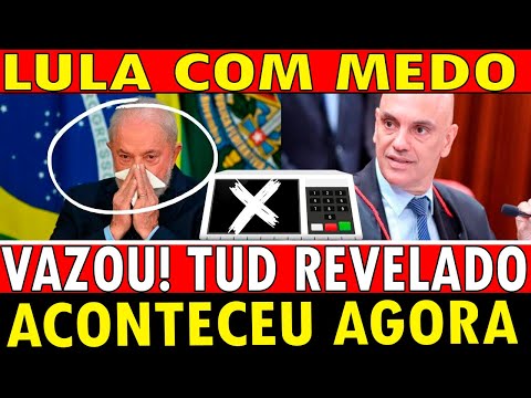 B0MBA!! ACABA DE SAIR A NOTICIA!! LULA COM MEDO! FAZ DISCURSO!! BOLSONARO TINHA RAZÃO!