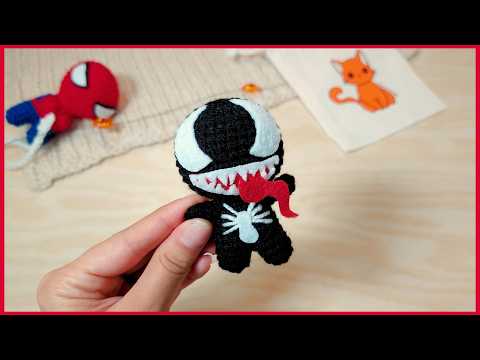 ✅😱 VENOM Amigurumi - Crochet Tutorial paso a paso FÁCIL | ESP - ENG