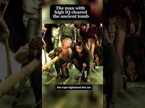 The man with high IQ cleared the ancient tomb #shorts
